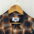 オーワイ OY STAR OMBRE CHECK CROPPED SHIRT メンズ M