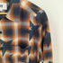 オーワイ OY STAR OMBRE CHECK CROPPED SHIRT メンズ M