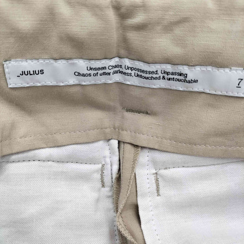 セブンユリウス _7 JULIUS 24AW disarray; 変形デザイン ワイドパンツ メンズ JPN:1