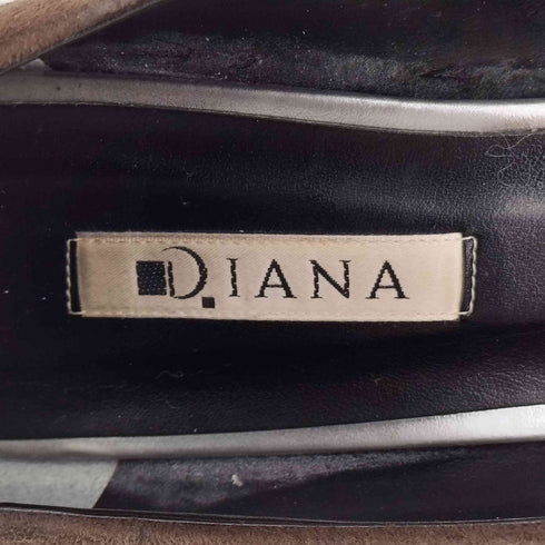 ダイアナ DIANA ポインテッドトゥスエード カラーブロック パンプス レディース 25