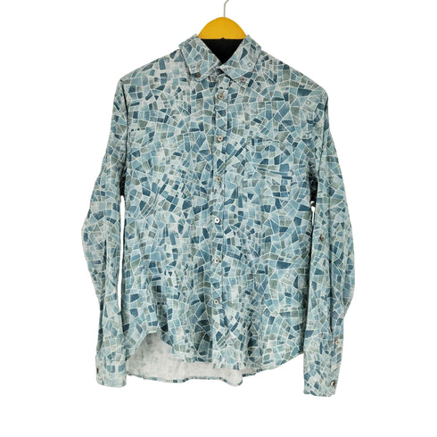 イロコイ Iroquois 総柄 L/S BDシャツ メンズ JPN:2