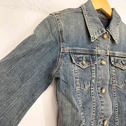ギャップ Gap 00s OLD USED加工 デニムジャケット Y2K レディース XXS