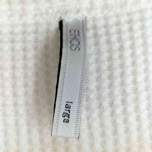 エトス ETHOS 袖ギミック ワッフル カットソー レディース JPN:3
