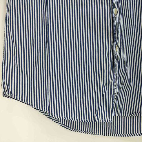 ポロラルフローレン POLO RALPH LAUREN 現行タグ CLASSIC FIT ポニー刺繍 ストライプ ボタンダウン半袖シャツ メンズ S P