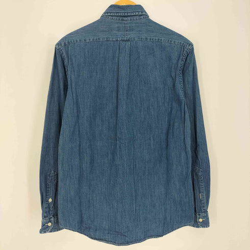 ポロラルフローレン POLO RALPH LAUREN 現行タグ CLASSIC FIT ポニー刺繍 デニム ボタンダウン長袖シャツ メンズ S P
