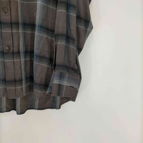 シュガーヒル SUGARHILL 25SS The Elephant OMBRE PLAID OPEN COLLAR SHIRTS オンブレ プレイド オープンカラー シャツ メンズ JPN:2