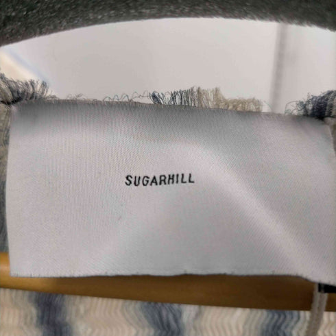 シュガーヒル SUGARHILL 23AW SHEER PLEATED OMBRE PLAID TOPS シアープリーツ オンブレ プレード トップス メンズ JPN:2
