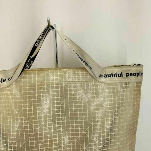 ビューティフルピープル beautiful people ビニールロゴテープトートバッグ レディース