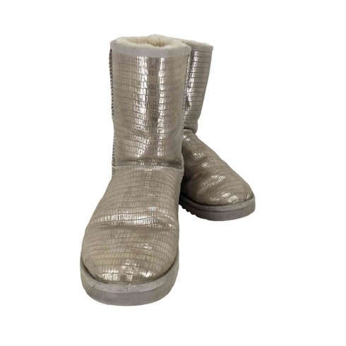 アグ UGG スタッズ付メタリックムートンブーツ メンズ 27.5