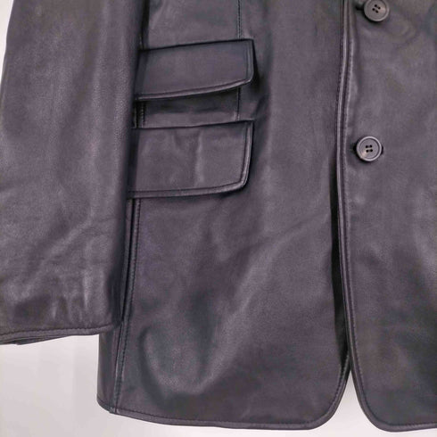 ポールスミスロンドン Paul Smith LONDON ラムレザー 3B テーラードジャケット メンズ import:M