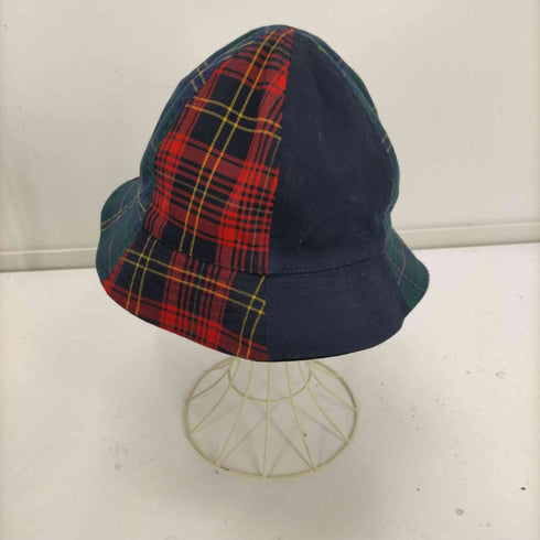 カンゴール KANGOL Work Leisure Rev Casual DKBLUE KHAKI リバーシブル トラディショナル チェック ハット メンズ