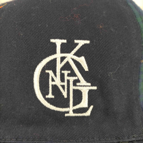 カンゴール KANGOL Work Leisure Rev Casual DKBLUE KHAKI リバーシブル トラディショナル チェック ハット メンズ
