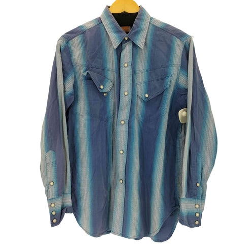 シュガーケーン SUGAR CANE シャドーストライプ ウエスタンシャツ メンズ JPN:M