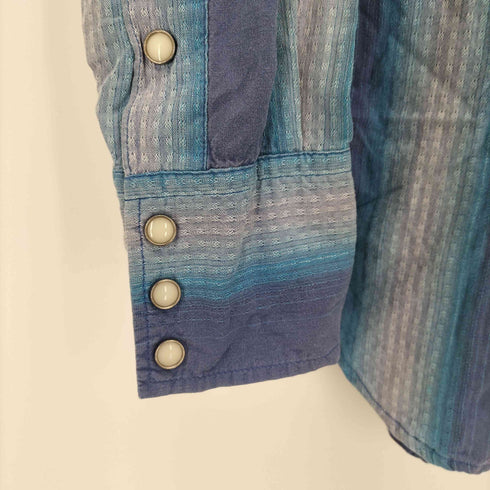 シュガーケーン SUGAR CANE シャドーストライプ ウエスタンシャツ メンズ JPN:M