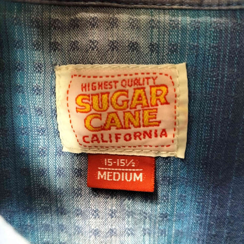 シュガーケーン SUGAR CANE シャドーストライプ ウエスタンシャツ メンズ JPN:M