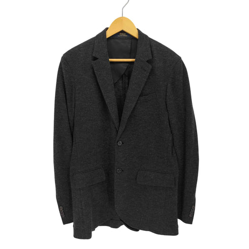 ポロラルフローレン POLO RALPH LAUREN コットン ウール ツイード 2B シングル テーラード ジャケット メンズ import:M