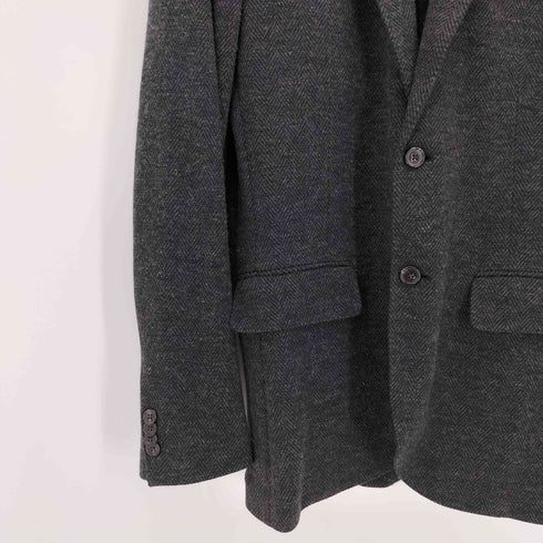 ポロラルフローレン POLO RALPH LAUREN コットン ウール ツイード 2B シングル テーラード ジャケット メンズ import:M