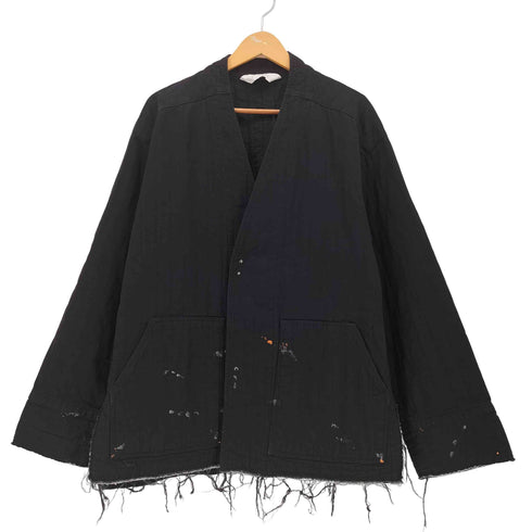 アンセルム ANCELLM PADDED QUILTING COLLARLESS JACKET キルティング カバーオール メンズ JPN:2