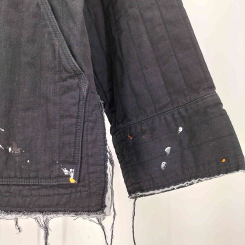 アンセルム ANCELLM PADDED QUILTING COLLARLESS JACKET キルティング カバーオール メンズ JPN:2