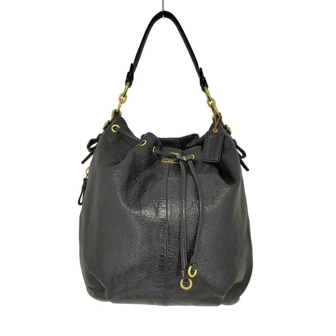 コーチ COACH シボレザーショルダーバッグ 巾着 レディース