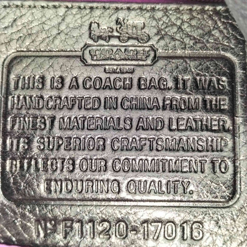 コーチ COACH シボレザーショルダーバッグ 巾着 レディース
