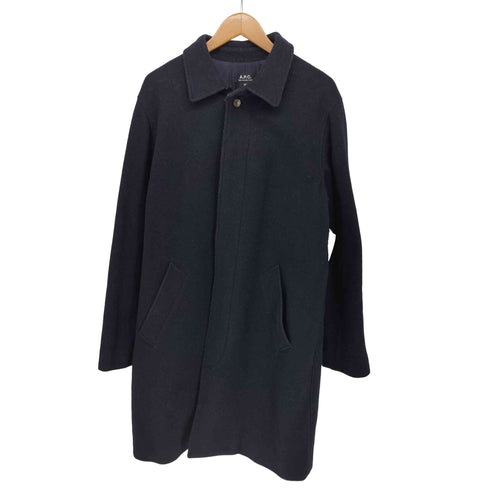 アーペーセー A.P.C. 比翼 ウール ステンカラーコート メンズ import:M
