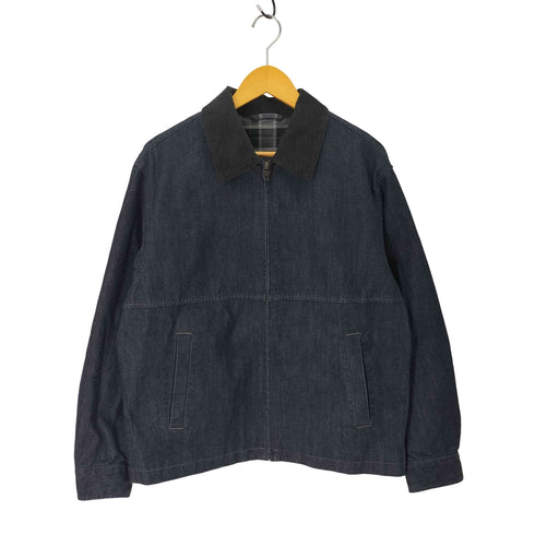 ユニクロ UNIQLO ジップアップショートブルゾン/デニム メンズ JPN:L
