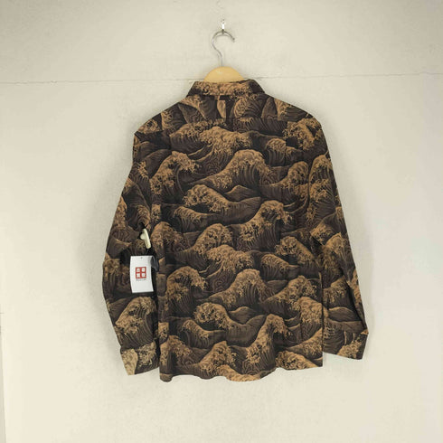 ドライボーンズ Dry Bones Japanese pattern 和柄 ロングスリーブシャツ メンズ US:38