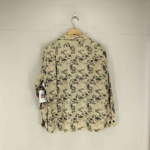 ドライボーンズ Dry Bones Japanese pattern 和柄 龍 ロングスリーブシャツ メンズ US:38