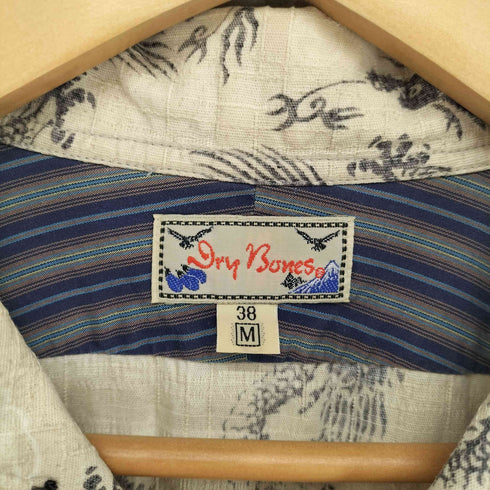 ドライボーンズ Dry Bones Japanese pattern 和柄 龍 ロングスリーブシャツ メンズ US:38