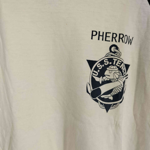 フェローズ PHERROWS 龍 U.S.S.TENCH ラグランカットソー メンズ ME