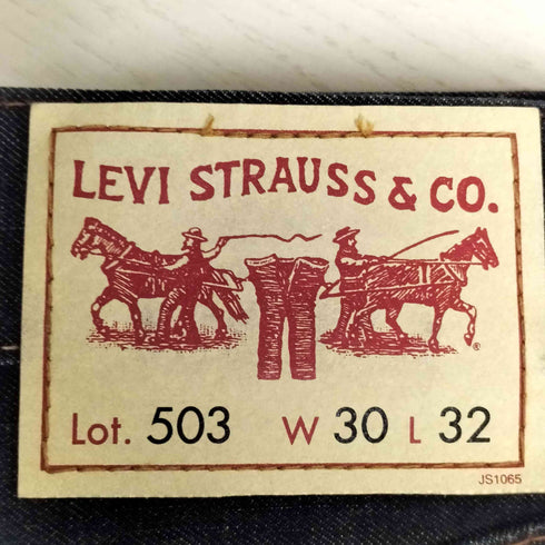 リーバイス Levis 中国製 503 ジップフライデニム メンズ 30inch