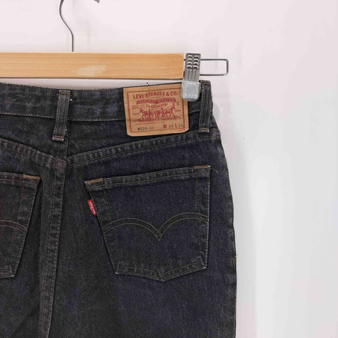 リーバイス Levis 日本製 W626-5358 ブラック デニム カットオフ レディース W29 L29