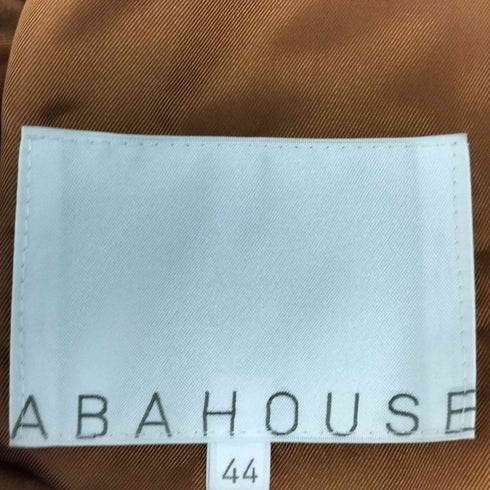 アバハウス ABAHOUSE ラムレザー シングルライダース ダブルジップ メンズ JPN:44
