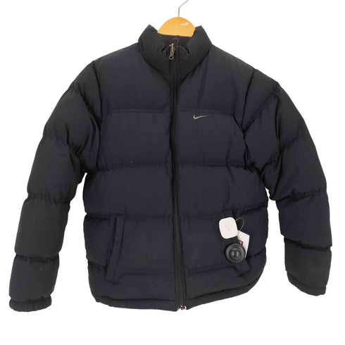 ナイキ NIKE 00S 銀タグ スウッシュ刺繍 リバーシブルダウンジャケット メンズ import:L