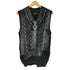 ラドメスメンズビギ Radmess MENS BIGI 立体編み ペイント加工 ベストニット メンズ import:M