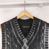 ラドメスメンズビギ Radmess MENS BIGI 立体編み ペイント加工 ベストニット メンズ import:M
