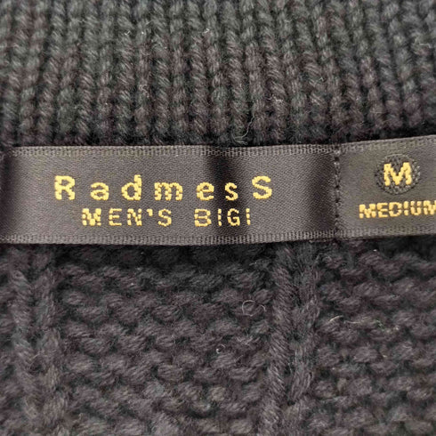 ラドメスメンズビギ Radmess MENS BIGI 立体編み ペイント加工 ベストニット メンズ import:M