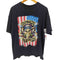 ハードロックバンド 両面プリント クルーネック ツアーTシャツ メンズ