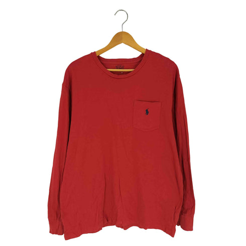 ポロラルフローレン POLO RALPH LAUREN スモールポニー刺繍 ポケット ロンT メンズ import:M
