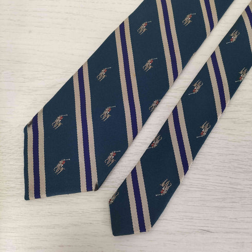 ポロラルフローレン POLO RALPH LAUREN シルク100% ストライプ ネクタイ メンズ