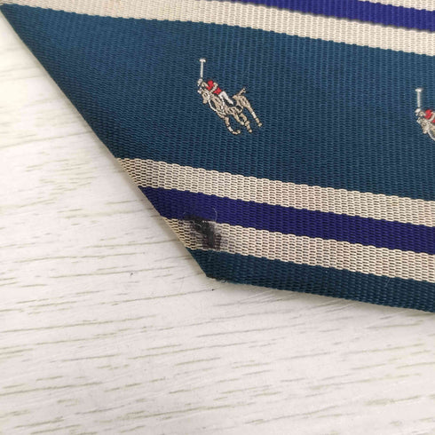 ポロラルフローレン POLO RALPH LAUREN シルク100% ストライプ ネクタイ メンズ