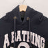 アベイシングエイプ A BATHING APE REVERSE WEAVE プリントプルオーバーパーカー メンズ JPN:S