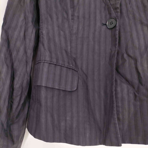 エンポリオアルマーニ EMPORIO ARMANI ストライプ 1B テーラードジャケット レディース EUR:40