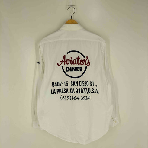 アヴィレックス AVIREX L/S OXFORD BUTTON DOWN SHIRT DINERS メンズ JPN:M