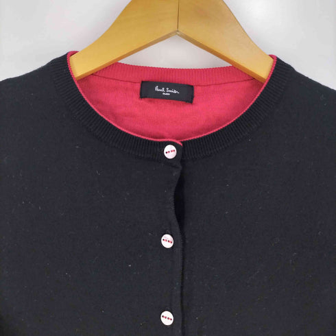 ポールスミスブラック Paul Smith BLACK ウール100% ニットカーディガン レディース import:M