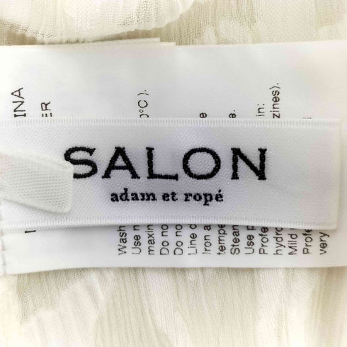 サロンアダムエロペ SALON adam et rope シアージャガード 開襟シャツ レディース FREE