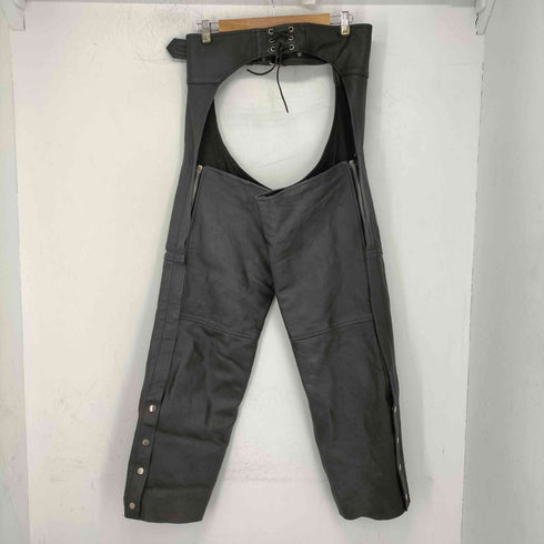 パキスタン製 バイカー レザーチャップス メンズ 2XL