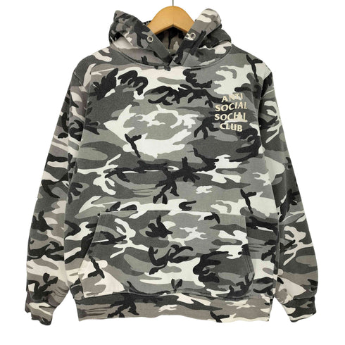 アンチソーシャルソーシャルクラブ ANTI SOCIAL SOCIAL CLUB USA製 カモ 裏起毛 パーカー メンズ import:L