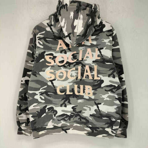 アンチソーシャルソーシャルクラブ ANTI SOCIAL SOCIAL CLUB USA製 カモ 裏起毛 パーカー メンズ import:L